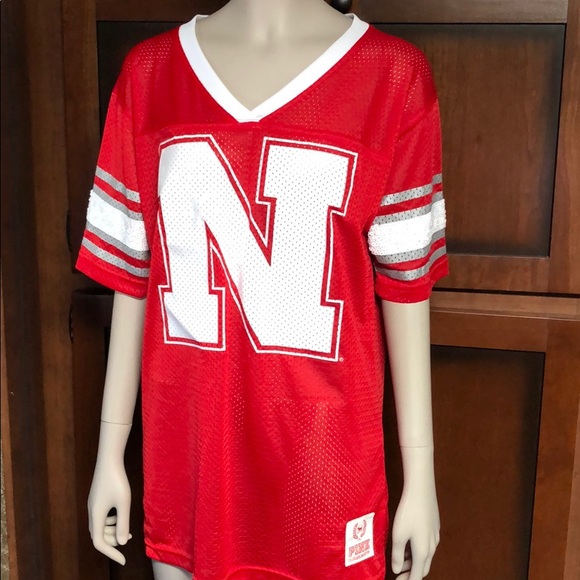 PINK Victoria's Secret Tops - PINK Nebraska Huskers Jersey